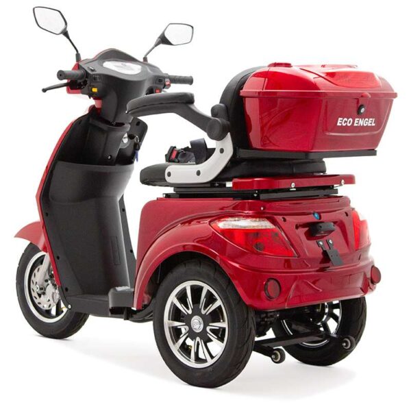 Dreirad Elektromobil, Seniorenmobil rot, 25 km/h, Senioren Roller – Bild 3