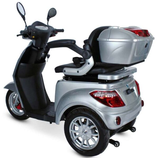 Dreirad Elektromobil, Seniorenmobil silber, 15 km/h, Senioren Roller – Bild 3