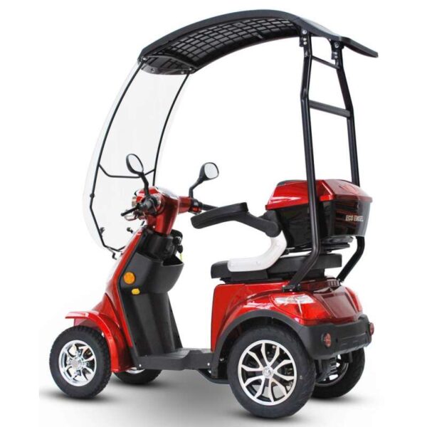 E-Mobile, Seniorenmobil 4 Räder, rot, 25 km/h mit Dach – Bild 2