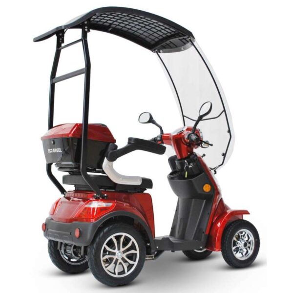 E-Mobile, Seniorenmobil 4 Räder, rot, 25 km/h mit Dach – Bild 6