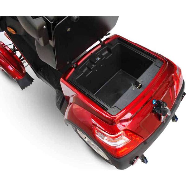 4-Rad Elektromobil, Seniorenmobil, rot, 1000 Watt, mit elektromagnetischen Bremsen – Bild 9