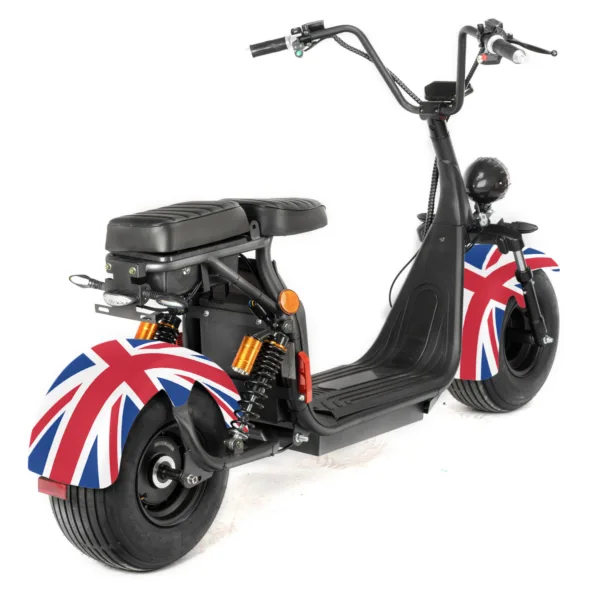 ENEWAY COCO II Plus 2000W 60V Fatwheel LowRider Scooter mit Straßenzulassung 45 km/h BRITISH – Bild 4