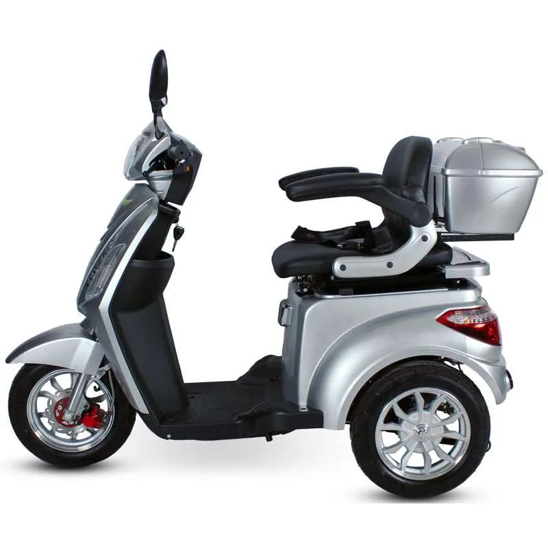 Dreirad Elektromobil, Seniorenmobil silber, 25 km/h, Senioren Roller – Bild 5