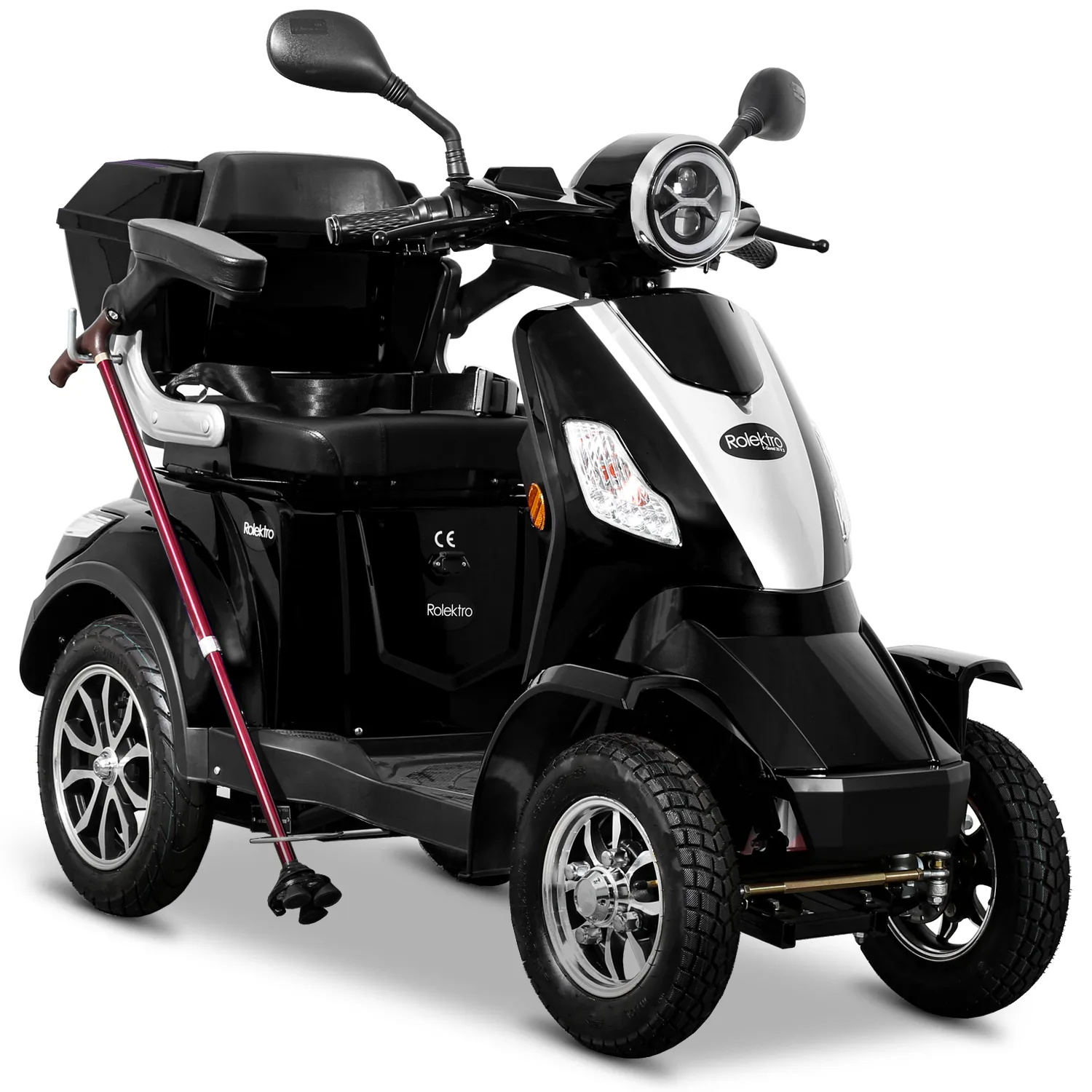 Rolektro E-Quad 25 V.2 Blei-Gel, Schwarz