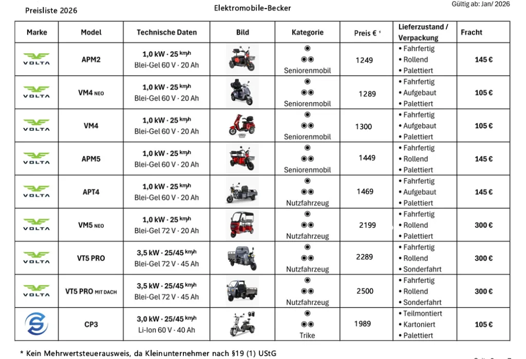 Elektromobile guenstig kaufen